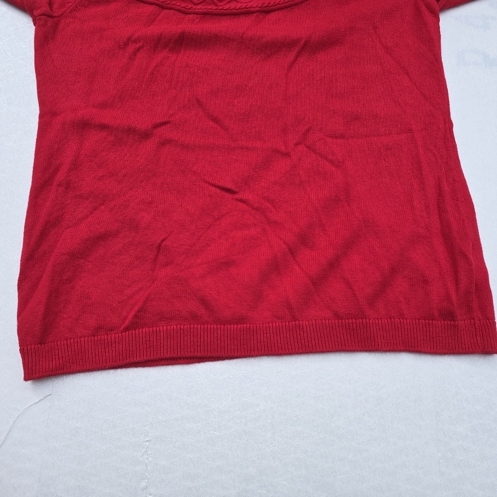 Talbots Diamond Cable Sweater Size L - Picture 10 of 11